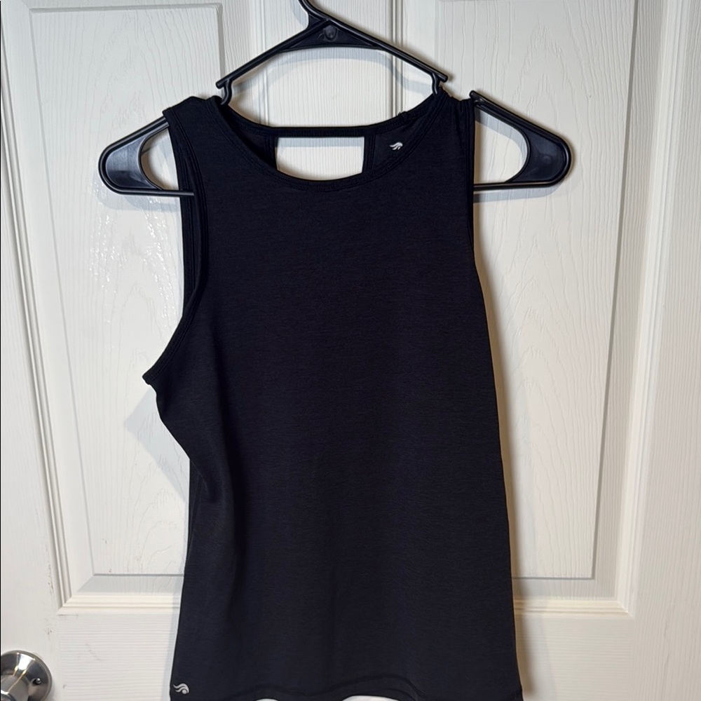 Ideology Black Cut Out Tank Top